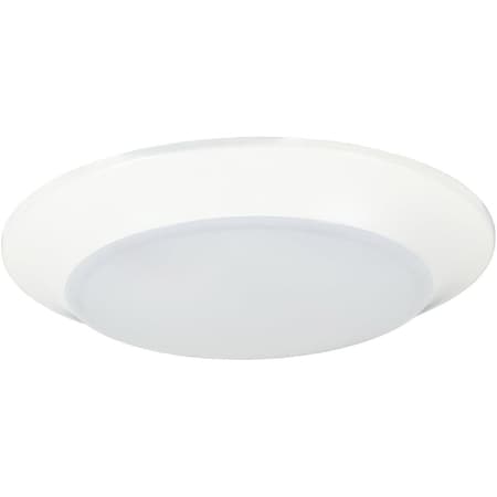 Brillo 8 in. 27W 5CCT 90CRI Luke Round Disk Flush Mount Ceiling Light, White BR3005736